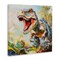 Stupell Industries Enchanting T-Rex Roar Canvas, design by Creative Studio
